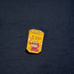 Yellow Cartoon Enamel Pin
